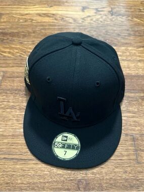 New Era Black LA Dodgers Fitted - World Series 2025 Hat